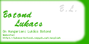 botond lukacs business card